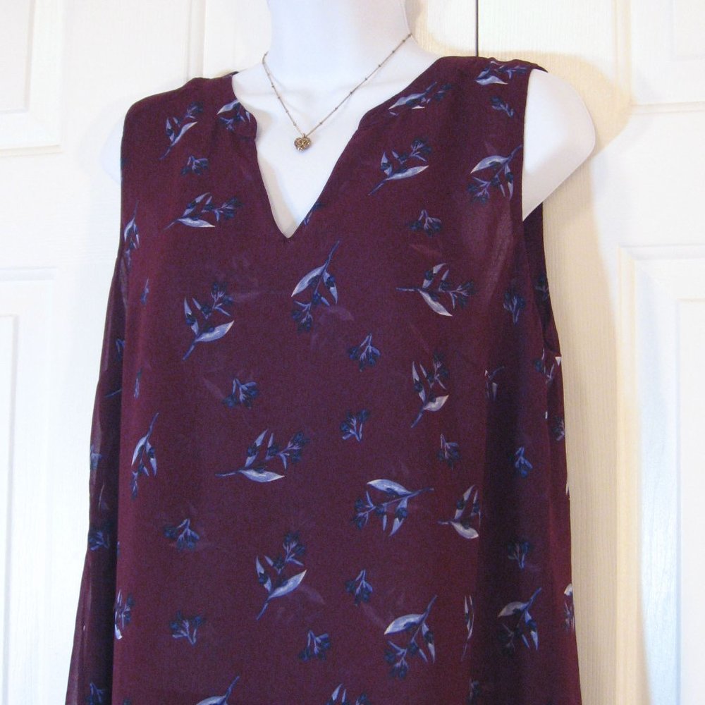 CAbi | 'Bouquet' Floral Print Tunic Blouse Top - Picture 4 of 10